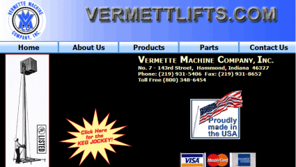eshop at Vermettlifts's web store for Made in America products